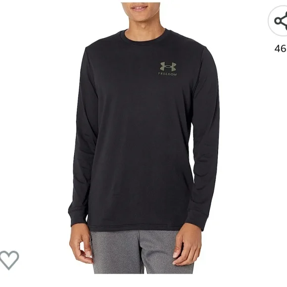 Under Armour Freedom Long Sleeve Tshirt - Picture 2 of 2